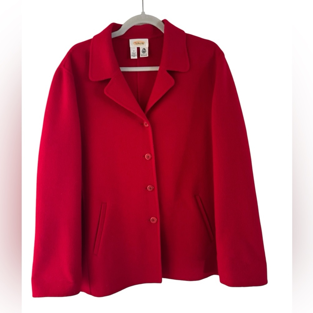 Talbots Soft Wool Sweater Blazer